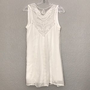 WHITE LACY DRESS